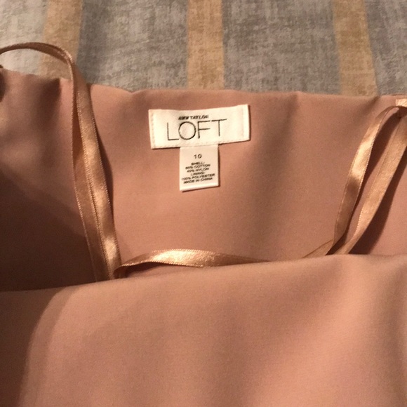 Ann Taylor Loft Strapless KneeLength Dress Size 10 - Picture 3 of 5